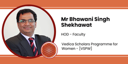 Interview Mr Bhawani Singh Shekhawat HOD Faculty at Vedica Scholars Programme for Women